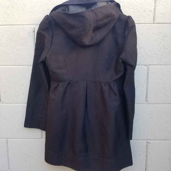 New York & Company Black Peplum Peacoat - Picture 6 of 8